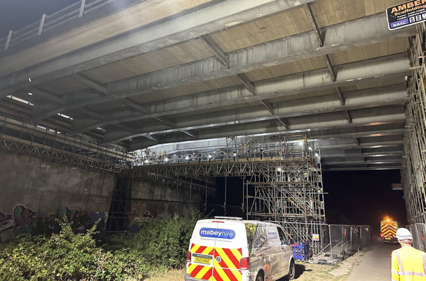 Shinewater Bridge lifted during major improvement works - Eastbourne Newspaper