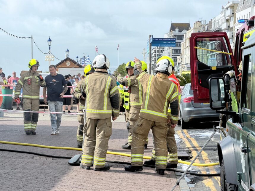 Firefighters tackle blaze on Eastbourne Pier - Eastbourne Newspaper