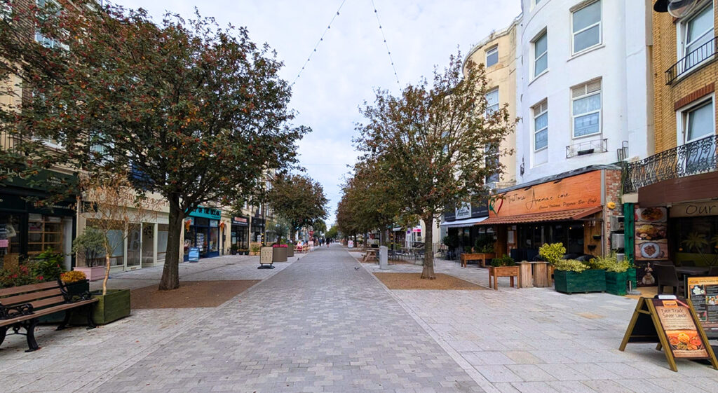 Pedestrian route extended as Eastbourne town centre works finish - Eastbourne Newspaper